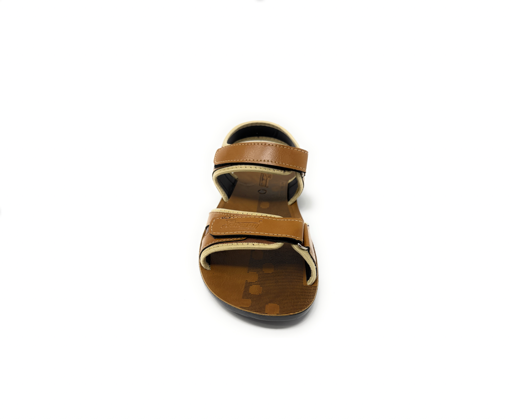 Paragon Mens 8885 Tan Brown Adjustable Straps Open Toe Sandals