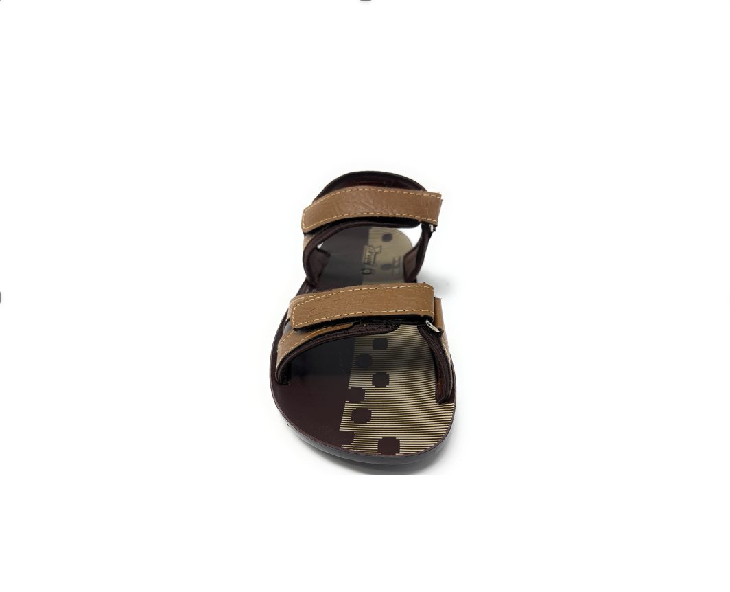 Paragon Mens 8885 Dark Brown Adjustable Straps Open Toe Sandals