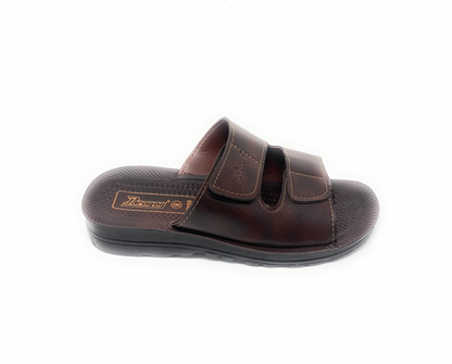 Paragon Mens 6645 Cherry Casual Flip Flop Thong with Adjustable Straps Slip-On Sandals