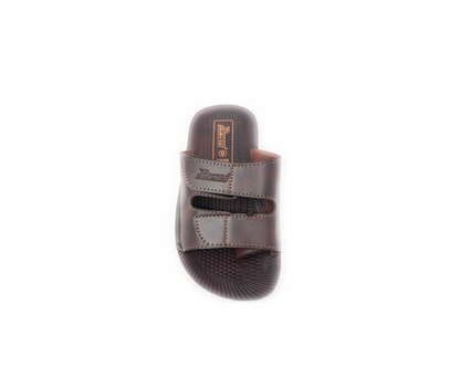 Paragon Mens 6645 Cherry Casual Flip Flop Thong with Adjustable Straps Slip-On Sandals