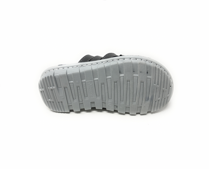 Paragon Mens 6729 Woven Grey and Navy Flip Flops Sandals With Ergonomics Thong