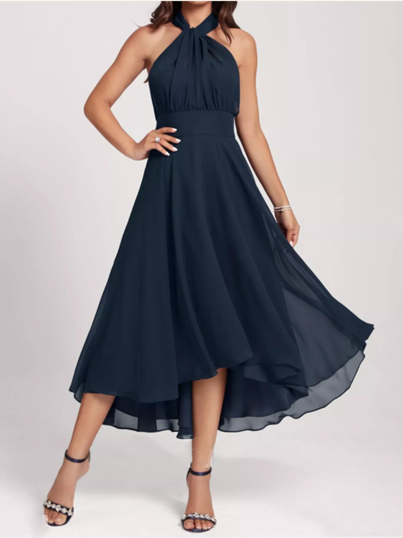 inc a line dress INC NEW Women's Sleeveless Halter Neck A-Line Dress TEDO